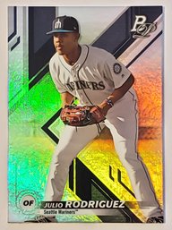 2019 Bowman Platinum Julio Rodriguez Prospect Baseball Card Mariners