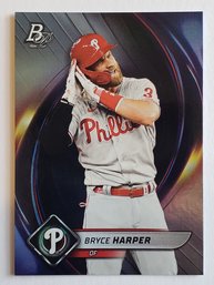 2022 Bowman Platinum Bryce Harper Baseball Card Phillies