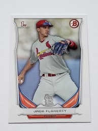 2014 Bowman Jack Flaherty 1st Bowman Prospect Baseball Card Cardinals