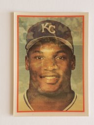 1986 Sportsflics Bo Jackson Rookie Baseball Card Royals