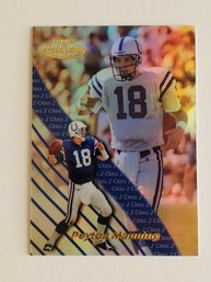 2000 Topps Gold Label Peyton Manning Football Card Colts