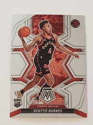 2021-22 Panini Mosaic Scottie Barnes Rookie Basketball Card Raptors #207