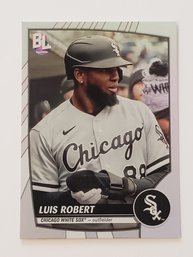 2023 Topps Big League Luis Robert Rainbow Foil Parallel Baseball Card White Sox