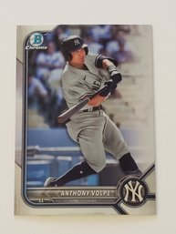 2022 Bowman Chrome Anthony Volpe Prospect Baseball Card Yankees