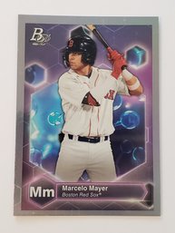 2022 Bowman Platinum Marcelo Mayer Precious Elements Prospect Insert Baseball Card Red Sox