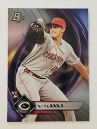 2022 Bowman Platinum Nick Lodolo Rookie Baseball Card Reds