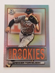 2022 Bowman Platinum Spencer Torkelson Renowned Rookies Baseball Card Tigers