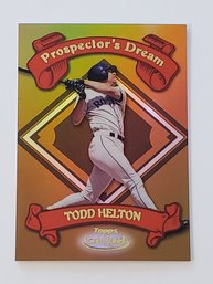2000 Topps Gold Label Todd Helton Baseball Prospector's Dream Insert Baseball Card Rockies
