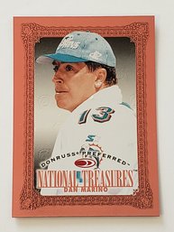 1997 Donruss Preferred Dan Marino National Treasures Football Card Dolphins