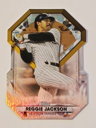 2022 Topps Reggie Jackson Diamond Greats Die Cut Insert Baseball Card Yankees