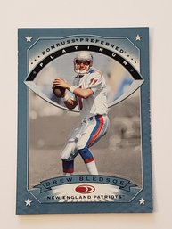 1997 Donruss Preferred Drew Bledsoe Platinum Football Card Patriots
