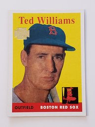 2001 Topps Archives Ted Williams Baseball Card Red Sox