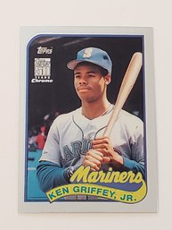 2001 Topps Chrome Ken Griffey Jr. Topps 50 Years Baseball Card Mariners