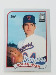 2001 Topps Chrome Nolan Ryan Topps 50 Years Baseball Card Rangers