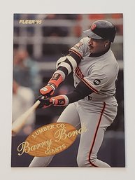 1995 Fleer Barry Bonds Lumber Company Insert Baseball Card Giants