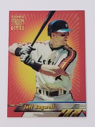 1994 Topps Stadium Club Finest Jeff Bagwell Baseball Card Astros