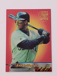 1994 Topps Stadium Club Finest Ken Griffey Jr. Baseball Card Mariners