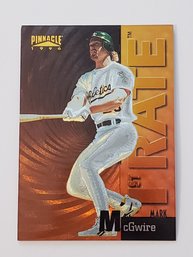 1996 Pinnacle Mark McGwire 1st Rate Insert Baseball Card A's