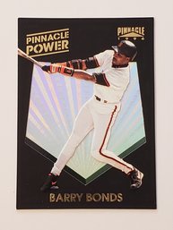 1996 Pinnacle Barry Bonds Pinnacle Power Insert Baseball Card Giants