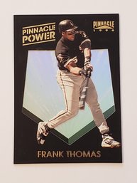 1996 Pinnacle Frank Thomas Pinnacle Power Insert Baseball Card White Sox