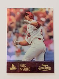 2001 Topps Gold Label Mark McGwire Class 1 Baseball Card Cardinals