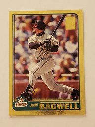 2001 Topps Jeff Bagwell Gold #'D /2001 Parallel Baseball Card Astros