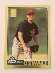 2001 Topps Roy Oswalt Gold #'D /2001 Parallel Baseball Card Astros