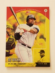 1998 Donruss Preferred Mo Vaughn Field Box Gold Parallel Baseball Card Red Sox