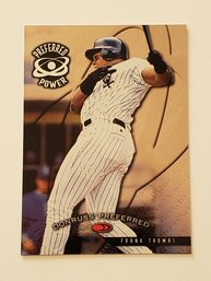 1998 Donruss Preferred Frank Thomas Preferred Power Baseball Card White Sox