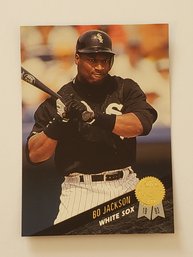 1993 Leaf Bo Jackson Baseball Card White Sox