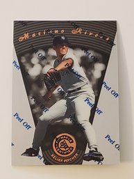 1996 Pinnacle Certified Mariano Rivera Certified Stars Baseball Card Yankees