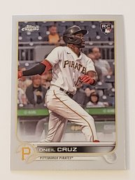 2022 Topps Chrome Oneil Cruz Rookie Baseball Card Pirates