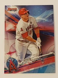 2017 Bowman's Best Mike Trout Baseball Card Angels