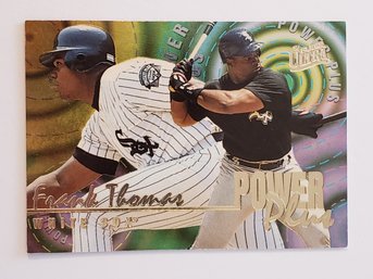 1995 Fleer Ultra Frank Thomas Power Plus Insert Baseball Card White Sox