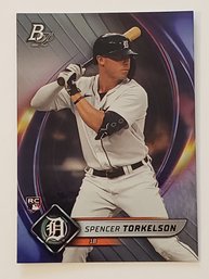 2022 Bowman Platinum Spencer Torkelson Rookie Baseball Card Tigers