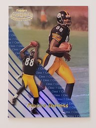 2000 Topps Gold Label Plaxico Burress Rookie Football Card Steelers Class 1