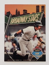 1993 Topps Stadium Club Don Mattingly / Doc Gooden Broadway Stars Insert Baseball Card Yankees / Mets