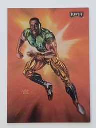 1994 Playoff Sterling Sharpe Julie Bell's Fantasy Football Card Packers