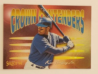 1994 Score Select Ken Griffey Jr. Crown Contenders Insert Baseball Card Mariners