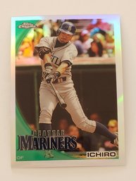 2010 Topps Chrome Refractor Ichiro Baseball Card Mariners