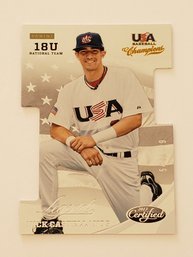 2013 USA Baseball Champions Certified Legends Nick Castellanos #'D /699 Prospect Die-Cut Baseball Card Reds