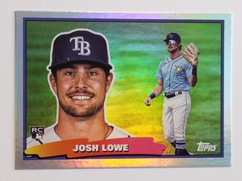 2022 Topps Archives Josh Lowe Rookie 1988 Big Foil Insert Baseball Card Rays