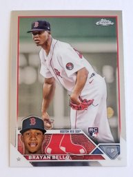 2023 Topps Chrome Brayan Bello Rookie Baseball Card Red Sox
