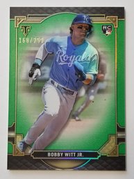 2022 Topps Tripple Threads Bobby Witt Jr. Rookie #'d /259 Emerald Parallel Baseball Card Royals