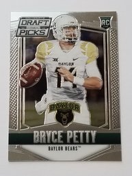 2015 Panini Collegiate Draft Picks Bryce Petty Rookie Football Card Jets