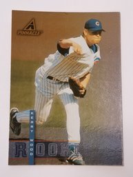 1998 Pinnacle Kerry Wood Rookie Baseball Card Cubs