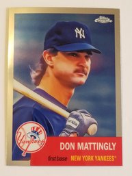 2022 Topps Chrome Platinum Anniversary Don Mattingly Baseball Card Yankees