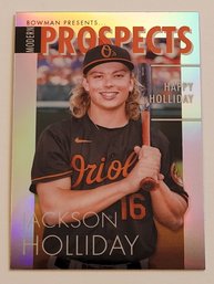2023 Bowman Chrome Jackson Holliday Modern Prospects Insert Baseball Card Orioles