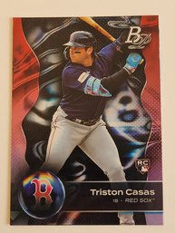 2023 Bowman Platinum Triston Casas Rookie Baseball Card Red Sox