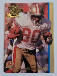1993 Action Packed Jerry RIce'92 All-Madden Team Football Card 49ers
